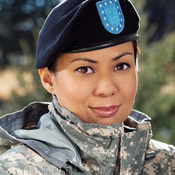 British Military Berets with Leather Sweatband, Adjustbale Army Wool Beret for M - Picture 3 of 9